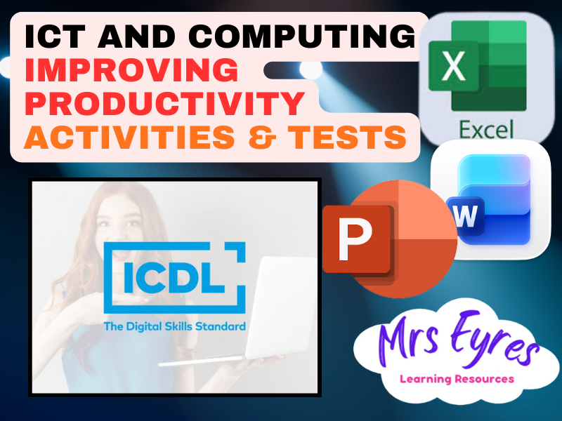 Digital Skills Improving Productivity: PowerPoint, Excel & Word Skills for KS3 Computing