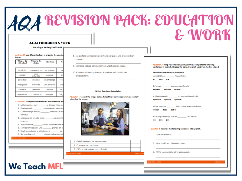 AQA NEW GCSE - Education & Work Revision Guide