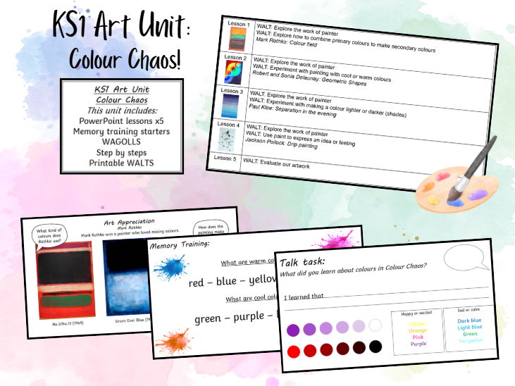 KS1 Art Unit: Colour Chaos!