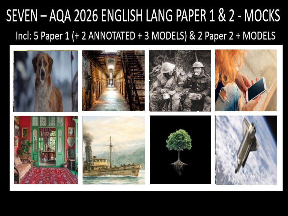 SEVEN - AQA PAPER 1 & 2 | 2026 FULL MOCKS | ANNOTATED | MODELS