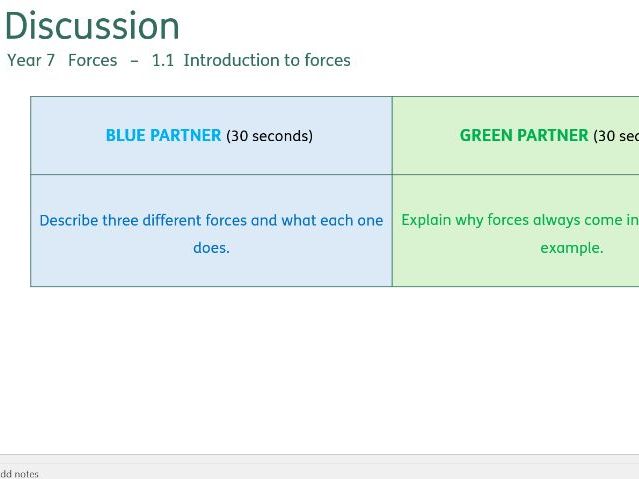Physics KS3 Activate - Discussion questions