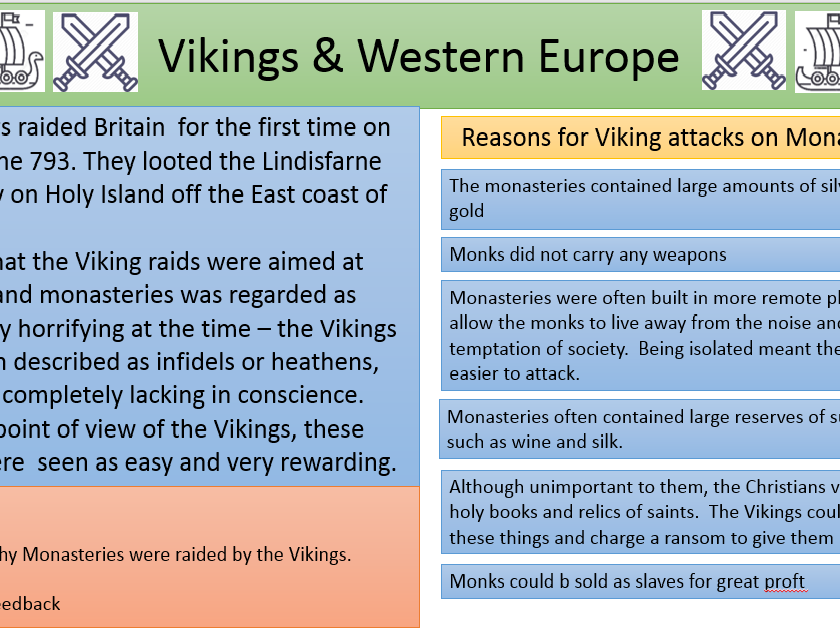 Vikings and Western Europe. Phases of Viking raids against Britain