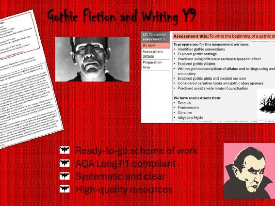 Year 9 Gothic Fiction & Writing SOW