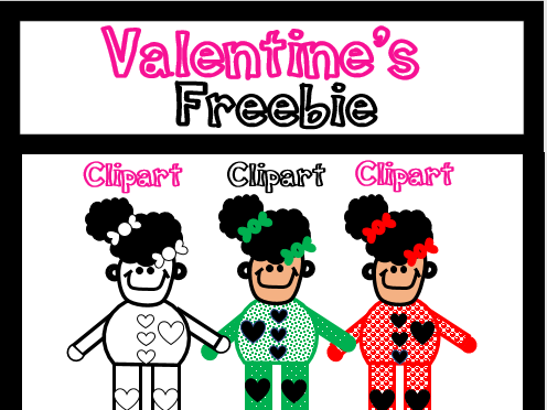 Valentine's girls friend FREEBIE! (By The House Of Education)