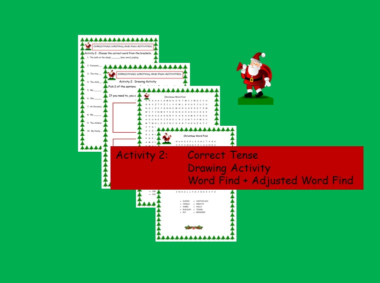 Christmas English Worksheets Perfect For Home Learning Teaching Resources
