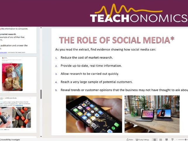 2. Market Research and Social Media - Topic 1.2 - Edexcel GCSE Business - Theme 1