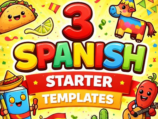 3 Spanish starter templates