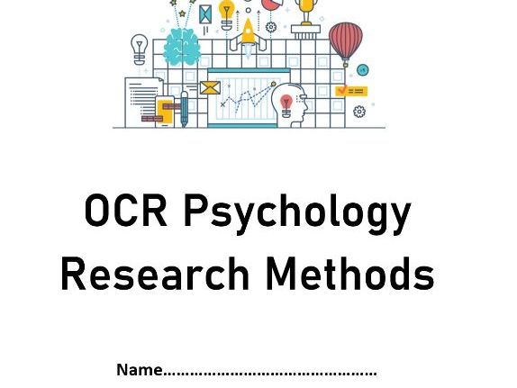 OCR GCSE Psychology Research Methods Workbook (Fillable Student Booklet)