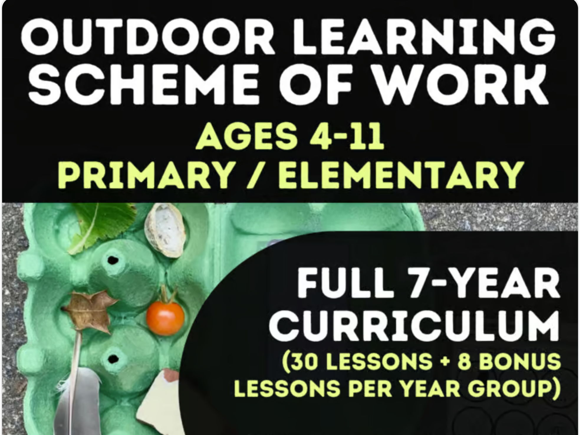 Outdoor Learning Scheme of Work | Primary School | Reception to Year 6