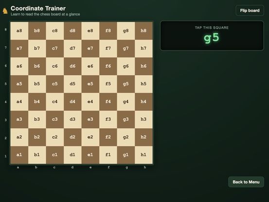 Chess Coordinate Trainer