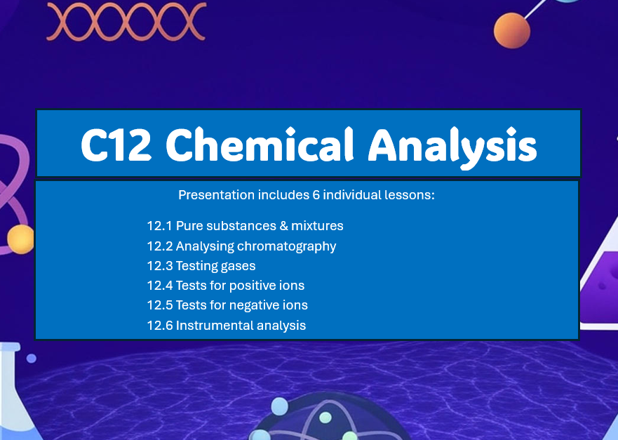C12 Chemical Analysis