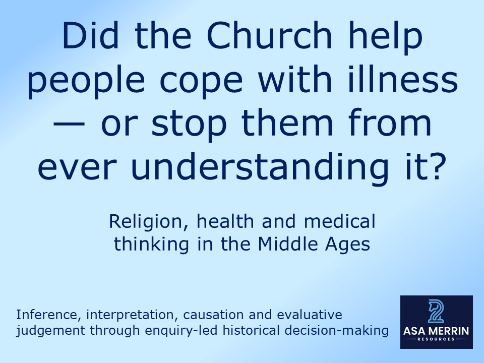 How helpful was the Church to people’s health in the Middle Ages?