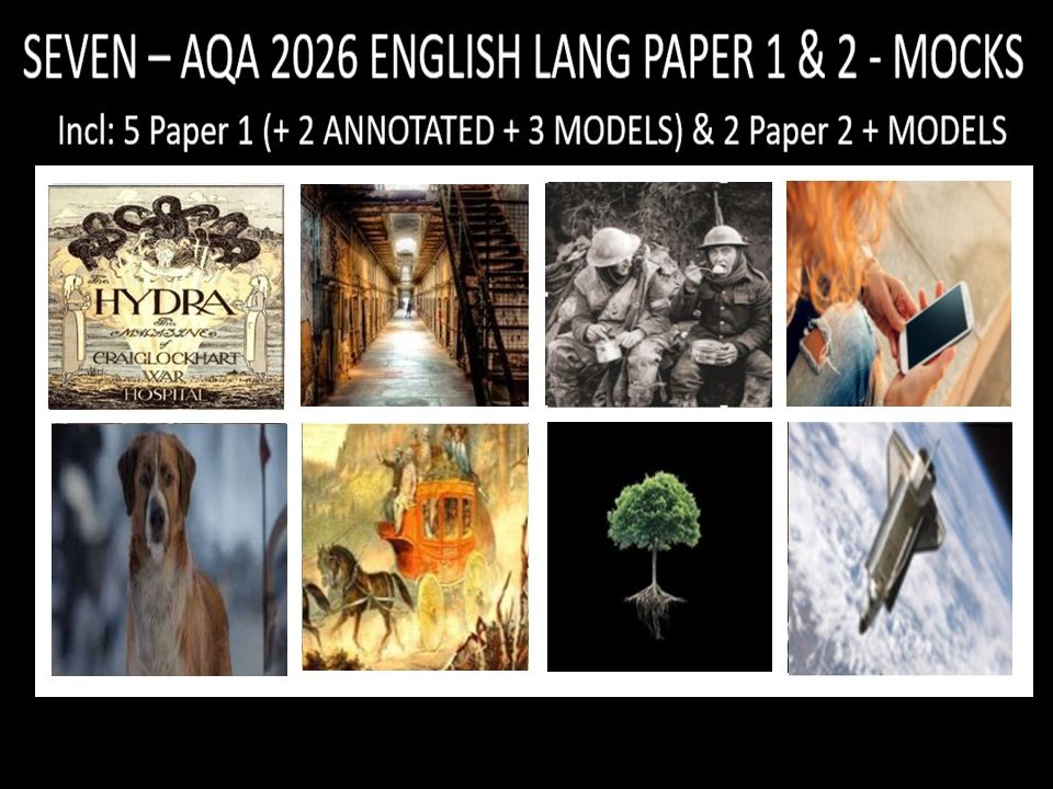 SEVEN - AQA PAPER 1 & 2 | 2026 FULL MOCKS | ANNOTATED | MODELS
