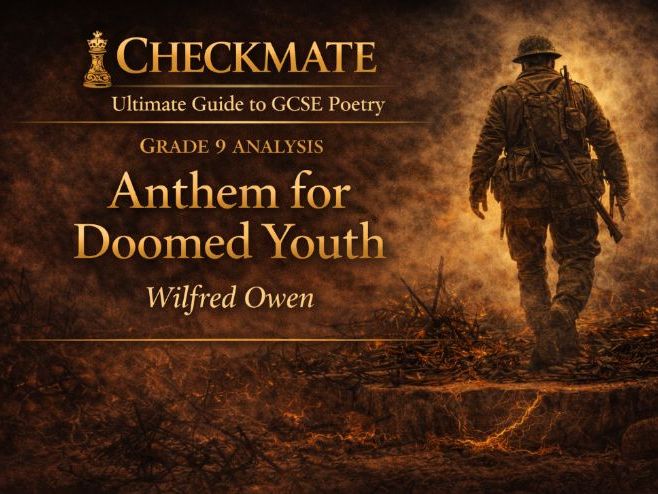 Anthem for Doomed Youth Poetry Pack (Grade 9)