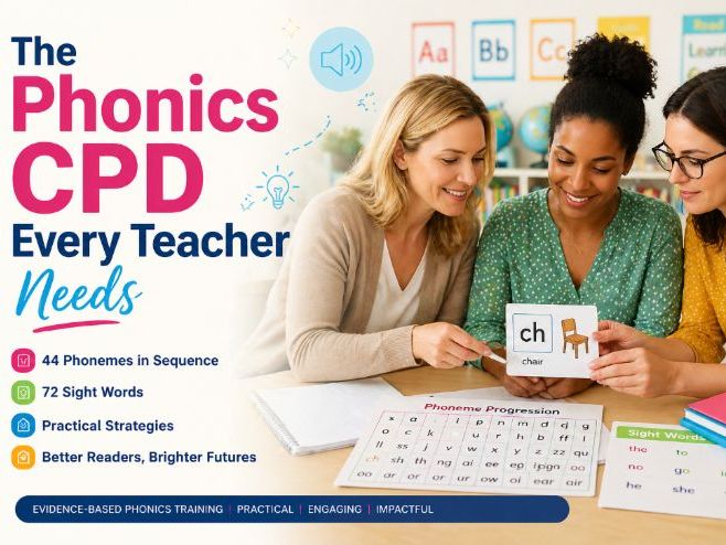 The Phonics CPD Every Teacher Needs: Practical Strategies for Early Reading Success