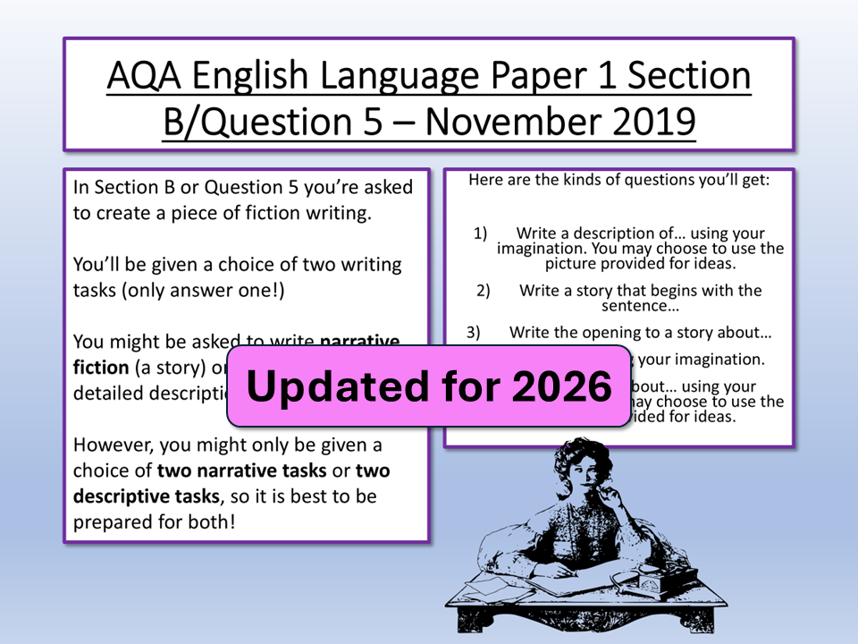 AQA English Language Paper 1 November 2019