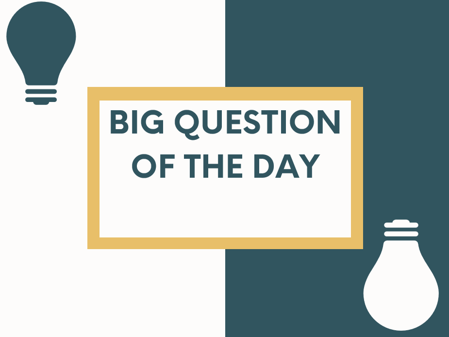 Big Question of the Day - Term 4