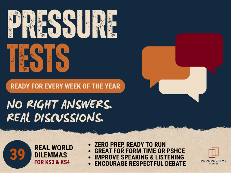 PSHE/RSE Tutor Dilemmas: 39 Pressure Tests