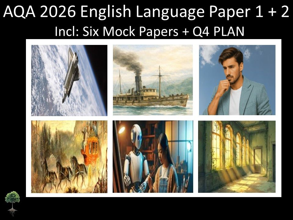 Six AQA 2026 GCSE English Language Paper 1 + 2 Mocks | Q4 Plan