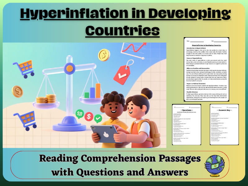 Hyperinflation in Developing Countries: Reading Comprehension – Fun, Interactive & Ready-to-Print