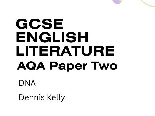 AQA GCSE English Literature – Paper 2 Modern Prose & Drama | Exam Questions for DNA