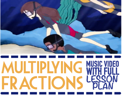  Multiplying Fractions | Worksheets, Word Problems, Quiz, Homework & Music Video | 