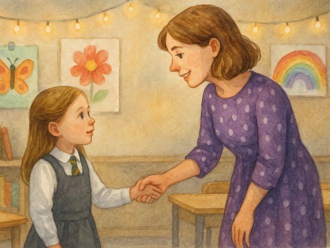 Hello, My New Teacher - A Poem for Transition Day