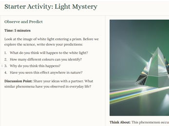 iGCSE Physics - 3.2.4 Dispersion of Light CORE