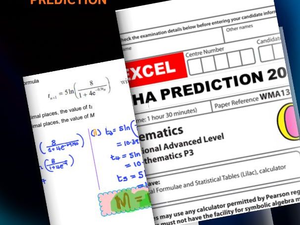 IAL Pure Mathematics 3 (P3) Prediction