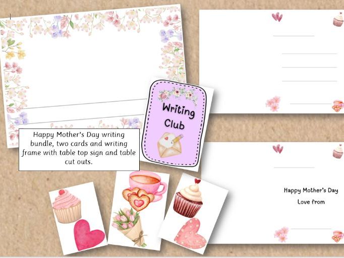 Happy Mother's Day Writing Cards