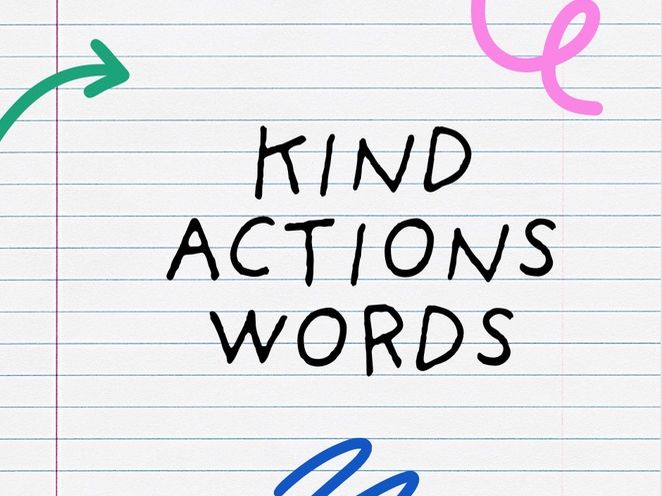 Kind Words Actions Flashcards