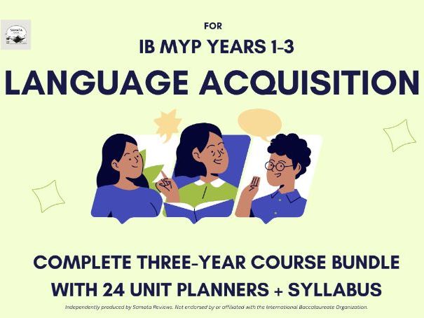 IB MYP Language Acquisition Phases 1–3 — Complete Course Bundle | 24 Unit Planners + Syllabus