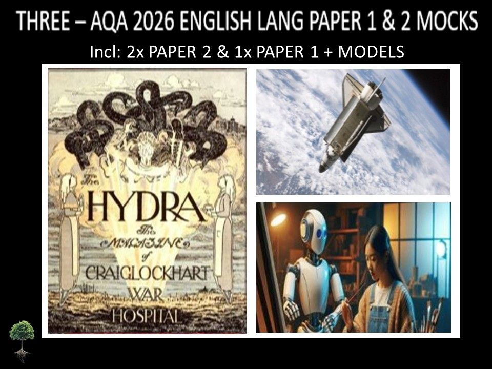 THREE - AQA PAPER 1 & 2 | 2026 FULL MOCKS | MODELS