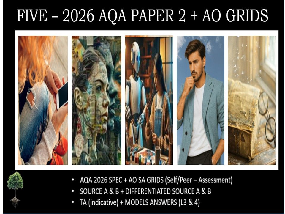 FIVE - AQA PAPER 2 | 2026 FULL MOCKS | AO GRIDS