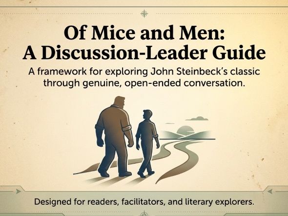 Of Mice and Men Discussion Guide | Steinbeck | No-Prep Socratic & Discussion