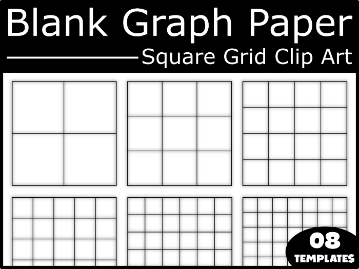 Blank Graph Paper Templates (2x2 to 10x10 Grids) | KS1-KS3 Maths ...