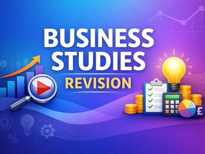 GCSE Business Revision Lesson – Marketing Mix, Finance & Key Concepts (Full Lesson + Worksheet)