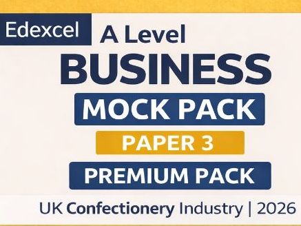 Edexcel Paper 3 Mock Pack – Confectionery