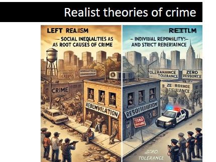 A Level Sociology – Crime: REALIST THEORIES - booklet & teaching slides (AQA)