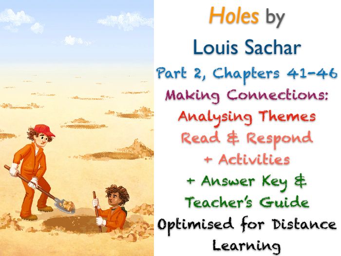 Holes (Louis Sachar) Complete NO PREP TEACHING BUNDLE ACTIVITIES