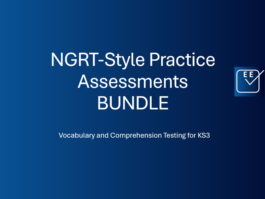 NGRT-Style Practice Assessment BUNDLE Pack – KS3 Vocabulary & Comprehension