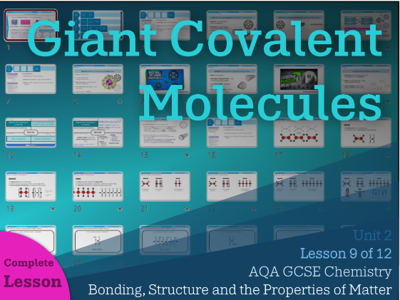 9. Giant Covalent Molecules || Bonding, Structure and the Properties of Matter | AQA Chemistry