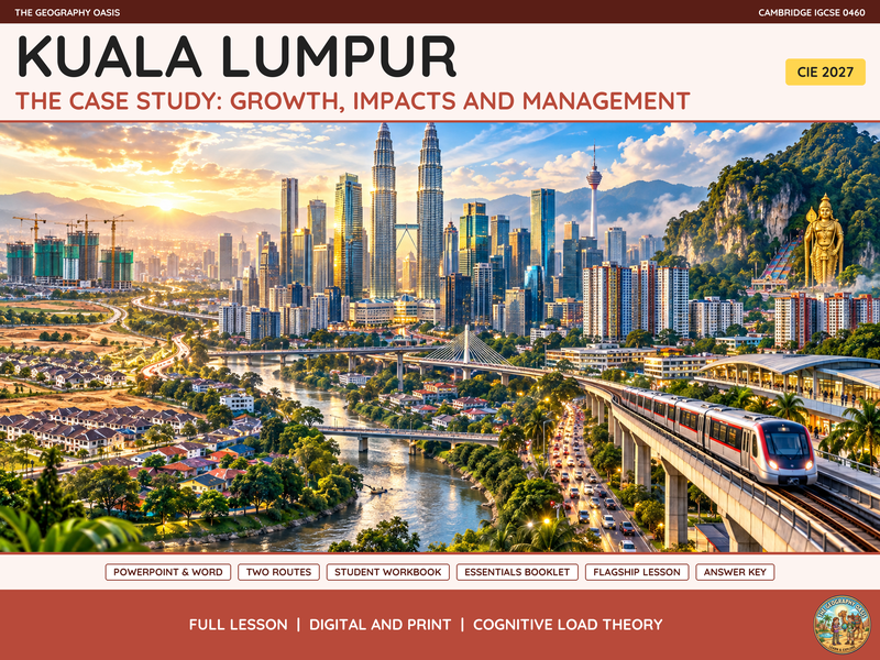 Kuala Lumpur Case Study | Urban Growth & Management | Geography