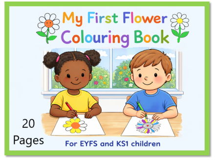 My First Flower Colouring Book