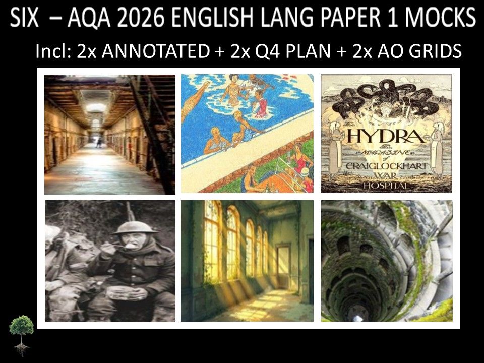 SIX - AQA PAPER 1 | 2026 FULL MOCKS | ANNOTATED | Q4 PLAN | AO GRIDS