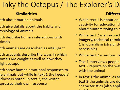 Q4 and Q5 resources for Edexcel iGCSE English