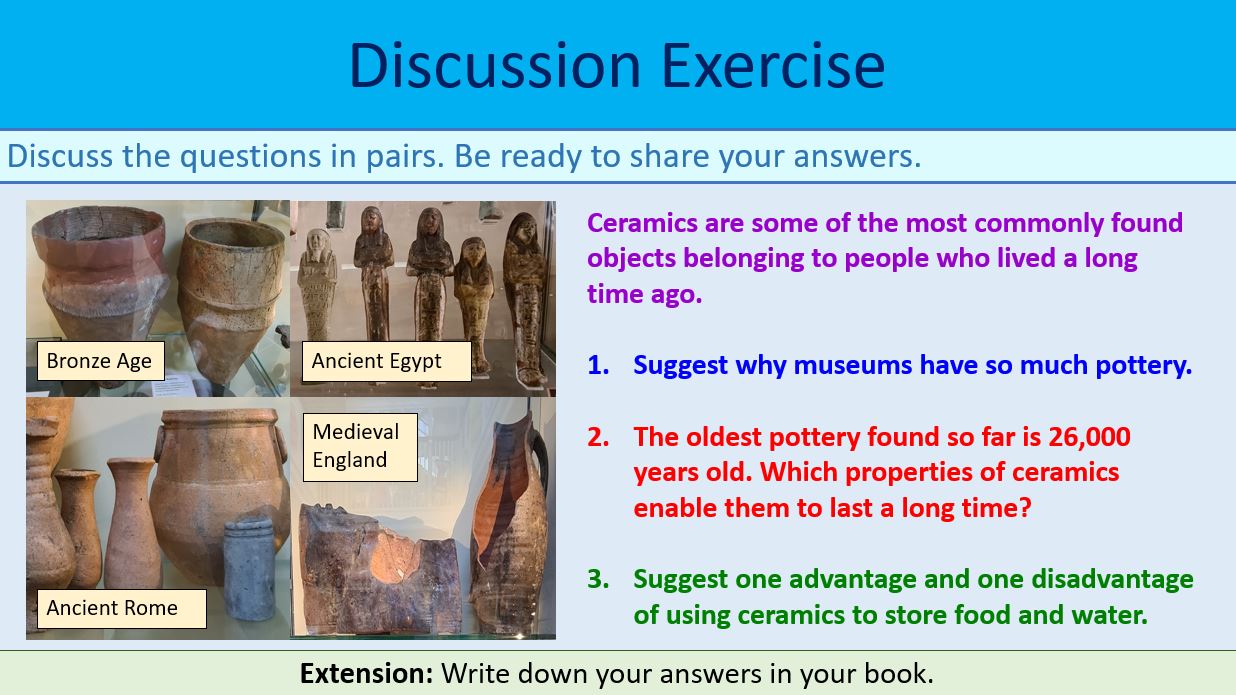 Ceramics KS3 Year 8 Teaching Resources
