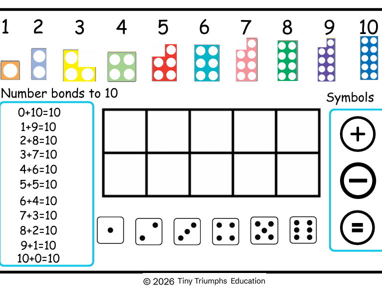 EYFS Maths Table Mat