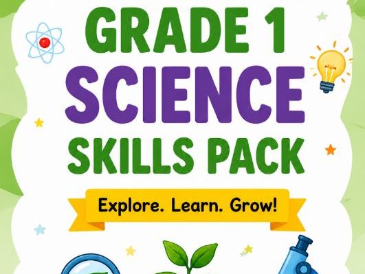 Grade 1 Early Science Bundle | Printable Science Resources