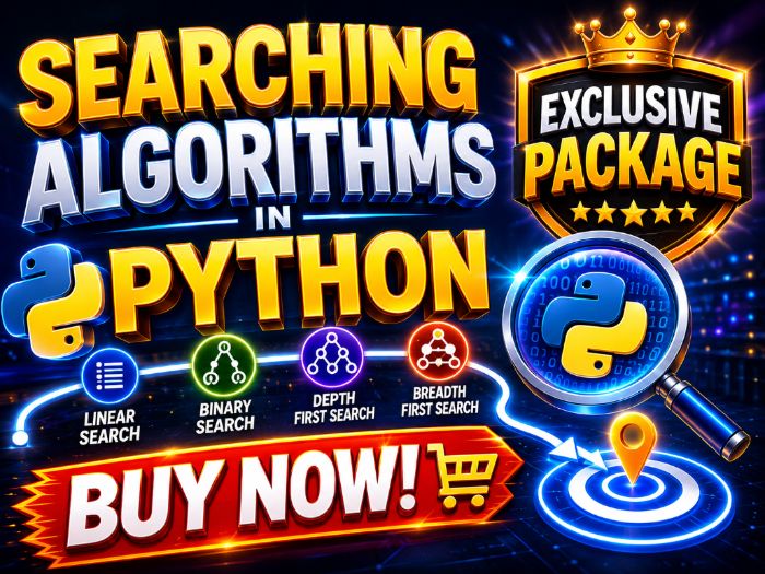 Searching Algorithms in Python | Cambridge IGCSE & A-Level 9618 CS | PPT + Worksheets +Activity - CS